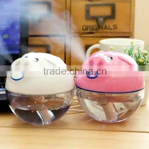 Amazon / Promotion AB019 MINI USB Light Piggy Humidifier With Changeable Led Light thumbnail-1