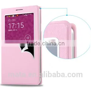 View Window Flip Leather Case With PC Cover For Samsung thumbnail-6