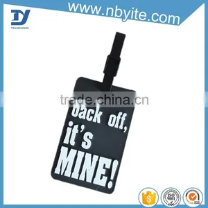 Custom Soft Pvc Travel Luggage Tag for Promotion Gifts thumbnail-1