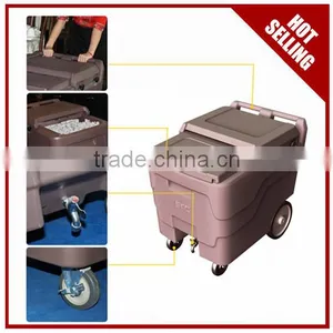 Hot Sell Durable PE Brown Ice Transport Carts With Wheels thumbnail-2