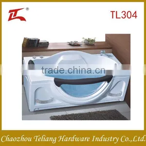 China Good Quality Hot Sales Wholesales Glass Decoration Bathroom Glass Acrylic Buthtub thumbnail-1