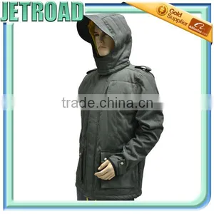 Men's Padded Jacket Parka With Removable Hood thumbnail-6