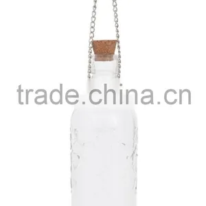 Hobnail Glass Bird Feeder Garden Decoration thumbnail-2