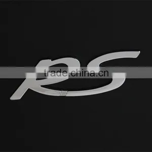 Auto Decorative Chrome Letters Custom Single 3D Silvery Chrome Letters Design /Masonic Car Emblem Made in China thumbnail-1