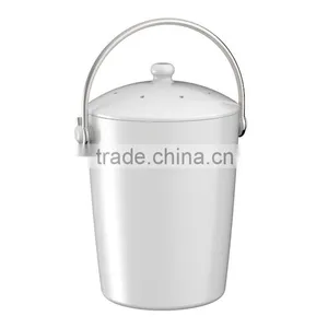 Ceramic Compost Pail With Filter thumbnail-3