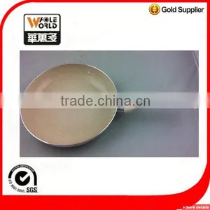 White Ceramic Marble Coating Frying Pan thumbnail-1