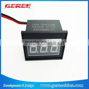 Waterproof Digital Voltmeter 2.7-30V Green LED Display Car Motor Motorcycle Panel Meter thumbnail-1