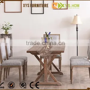The Cheapest Antique Wooden Solid Wooden Dining Table Set thumbnail-1