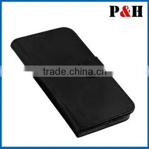 2014 New Hot Selling IPhone 6 Leather Case, PU Leather Wallet Case for IPhone 5 thumbnail-3