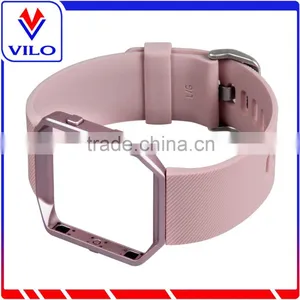 Mutil-color Metal Bumper Silicon Watch Band for Fitbit Blaze thumbnail-3
