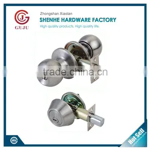 2016 American Door Knob Fire Rated Tulip Stainless Steel Door Deadbolt Sets thumbnail-4