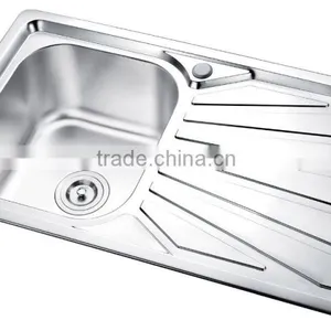 SC-108 Kitchenware With Drainer Heat Handmade Stainless Steel Sink Table thumbnail-4