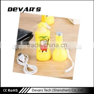 Creative Gift Bottle Shape Cartoon Air Cooling Electric Fans thumbnail-4