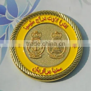 Custom Die Stamping 3d Antique Company Logo Coin thumbnail-4