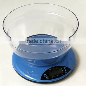 Digital Round Big Bowl Diet Kitchen Scale thumbnail-1