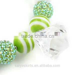 Stylish Easy Matching Bead Chunky Adorable Kids Wear Necklace + Blacelet Set thumbnail-4