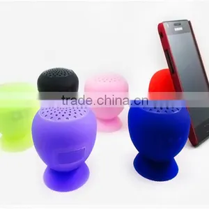 Mini Mushroom Wireless Bluetooth Speaker Waterproof Silicone Sucker Hands Free Speakers For Apple & Android Devices PC Computer thumbnail-6