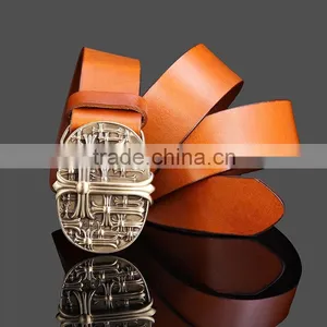 China Belt Factory Hot Sell Item Belt Genuine Leather Ladys Waist Belts thumbnail-1