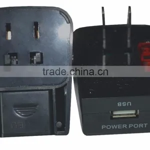 2016 AINOVO NEWEST World Travel Adapter With USB Charger thumbnail-3