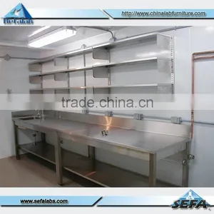 2014 Hot Sale Lab Stainless Steel Workstation With Reagent Shelf thumbnail-2