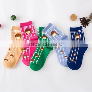 New Winter or Autumn Cotton Socks Pretty Young Girls Pattern Socks Young Girls Tube Socks thumbnail-3