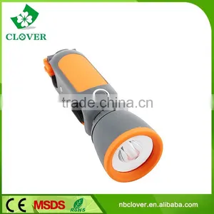 ABS Material 1W LED Brightness Led Long Range Flashlight Torch thumbnail-3