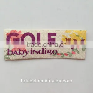 Canvas Printed Label for Baby With Size thumbnail-1