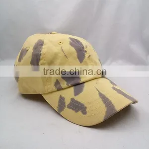 Wholesale Custom Yellow Baseball Caps Unisex Blank Scrawl Baseball Caps thumbnail-3