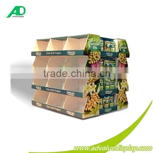 Supermarket Corrugatedpaper Bags Pallet Display thumbnail-1