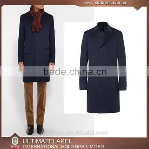 Custom Wool Long Overcoats for Men thumbnail-1