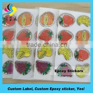 Custom Epoxy Sticker Clear Dome Epoxy Resin Sticker thumbnail-6