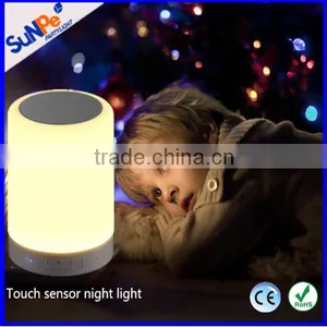 Motion Sensor LED Night Light With Bluetooth Speaker Promotional Gifts Bedtime Story Speaker Bedside Lamp thumbnail-1