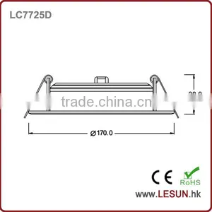 15W Recessed Led Round Panel Downlight LC7726D thumbnail-6