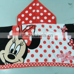 Mickey 100% Cotton Printed Beach Towel ,Baby Hooded Towel thumbnail-1