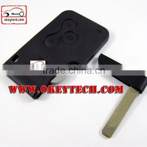Best Price Renault Megane Smart Key Card Renault 3 Button 433Mhz ID46 for Renault Key Card for Renault Megane Key Card thumbnail-1