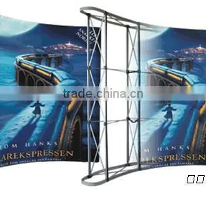 3*3 3*4 Aluminum Type Folding Spring Pop up Banner Stand, Trade Show Pop up Backdrop Display Wall thumbnail-2