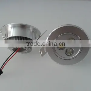 Factory Price ! CE RoHS Approed High Lumen 3w High Power Dimmable Led Ceiling Lights thumbnail-1