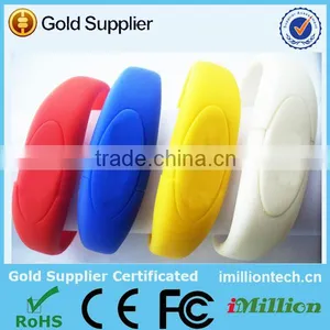 New Christmas Silicon Bracelet USB,Wristband USB Drive thumbnail-1