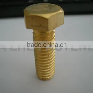 Hex Brass DIN933 Bolts thumbnail-1