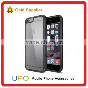 [UPO] New Arrival Ultra Thin Clear Anti Scratch Acrylic Back Cover TPU Cool Phone Case for IPhone 6 thumbnail-1