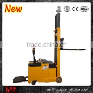 CE Certificated Forklift Counter Balance Electric Walkie Stacker Lifter thumbnail-1