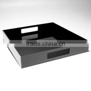 Black Acrylic Serving Tray thumbnail-1