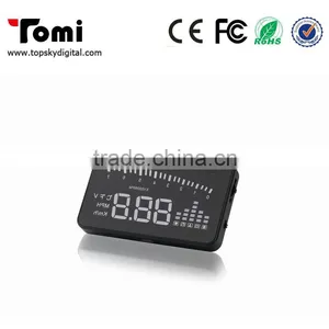 X5 3" Auto Car HUD Head Up Display X3 Universal OBD2 II Interface Overspeed Warning Windshield Project Alarm System Consumption thumbnail-3