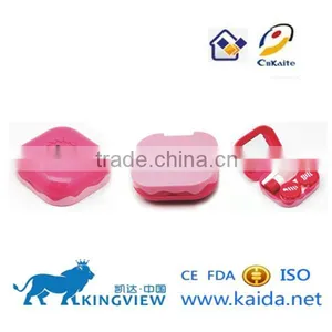2014pink Plastic Lens Case Contact Lens Case thumbnail-1