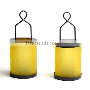 Cheap Hotsale Colorful Painted Frosted Glass Vase for Home Decoration thumbnail-1