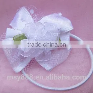 Hair Wraps Polyester Ribbon Bows Fabric Pull Bows thumbnail-3
