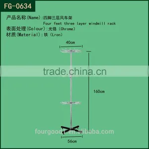 Flower-like Three Layer Metal Display Rack for Counter thumbnail-3