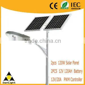 3 Years Warranty China SEMLIGHT Solar Street Lamp With Energy Saving LED (SEM-R80-01S) thumbnail-1