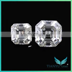 China Factory Synthetic Diamond Asscher Cut Forever Brilliant Moissanite Stones thumbnail-5