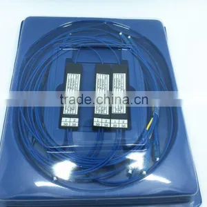 LC SM Connector 1*2 FBT Splitter With Blue Cable thumbnail-2